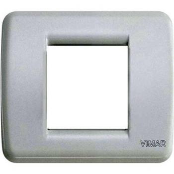 Placa Idea RondÉ 1/2 Módulos Blanca Vimar 17093.01