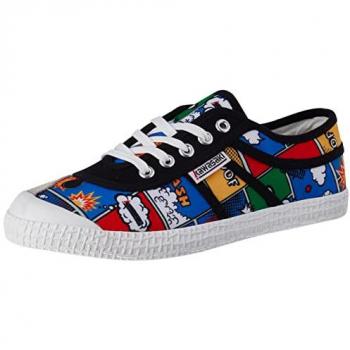 Zapatillas Kawasaki Unisex K202410 Cartoon Multicolor 43 - Tela, Planas, con Cordones, Casual