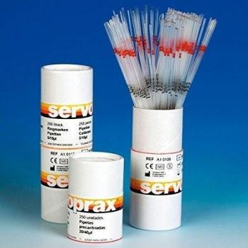 Servoprax Made Einmalpipetten A1 0115 - Lote de 250 anillos dobles de diferentes tamaños