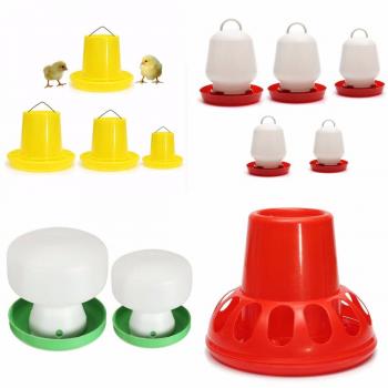 Tutoy Alimentador de Mascotas Bebedor de Aves de Corral Pollito Pollo codorniz nuevos Patos alimentador Bebedero de la Granja de la Herramienta - 1.8 l