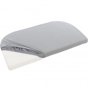 Sábana bajera jersey deluxe algodón orgánico gris para cuna de colecho Maxi 89x50 cm