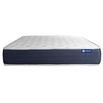 Colchón Actiflex Sleep 150x190cm con Muelles Ensacados y Espuma Viscoelástica, Grosor de 22cm, Equilibrado, 5 Zonas de Confort