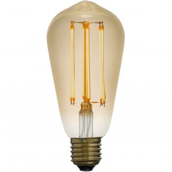 LED Zen lzs2041 a Edison Bombilla decorativa LED de Filamento cristal 4 W E27 ámbar