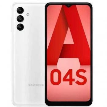 Samsung Galaxy A04s 32GB Blanco, 6.5 HD+ Display, Dual SIM, Android 12, 4G LTE, USB-C, 3GB RAM, 5000mAh Battery
