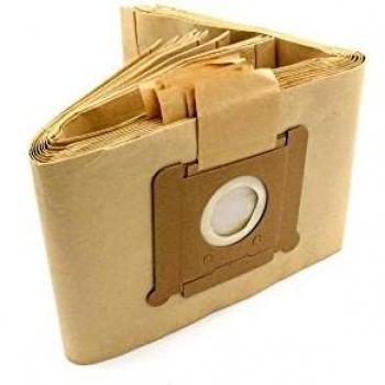 Bolsa de Aspiradora Vhbw - 10 Unidades Compatible con Sorma SM510 y 505 - Papel, 26 cm x 20 cm, Color Arena