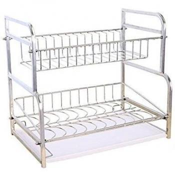 Multifonctionnel étagère de la cuisine, porte double plat en acier inoxydable 304