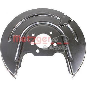 Protector de polvo de freno METZGER 6115470 - Chapa protectora contra salpicaduras, disco de freno