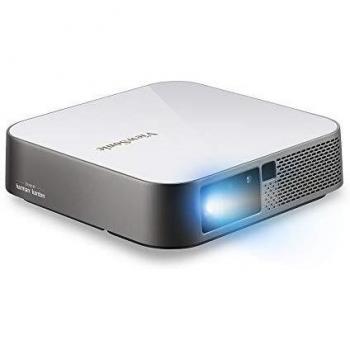 ViewSonic M2e Full HD 1080p Smart Portable LED Projector for Home Entertainment with WiFi, Bluetooth, and Integrated Harman Kardon Audio
