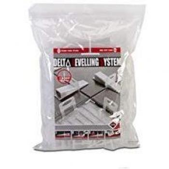 Brida 2mm para sistema de nivelación de cerámica 100uds. Rubi DELTA LEVELLING SYSTEM