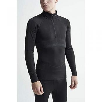 Craft Active Intensity Zip M Baselayer - Chaqueta de Trabajo para Hombre, Hombre, Color Negro, tamaño Medium