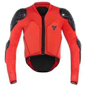 Dainese Scarabeo Jacket Chaqueta Protectora, Niño, Negro/Rojo, JM