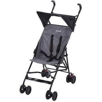 Safety 1st Peps Silla de Paseo ligera pesa solo 4,6 kg, plegable y compacta, Cochecito de viaje, con capota solar, color Black Chic