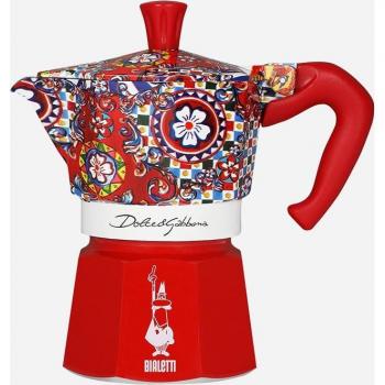 Cafetera Moka Express Bialetti Dolce & Gabbana 3 Tazas 130ml Multicolor
