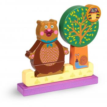 Rompecabezas Magnético de Madera 11 Piezas Bosque
