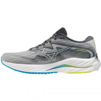Mizuno Wave Rider 27 Men's Running Shoes Grey White Size 44.5 EUR