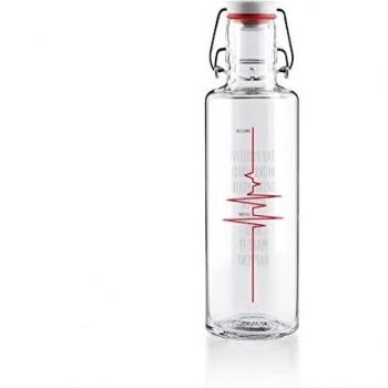 soulbottles 0,6 l • Make it Happen • Botella de cristal • sostenible, sin plástico, climáticamente neutra.