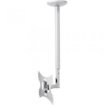 Soporte de techo ajustable para TV LCD, 23'' - 42'' (58 - 107 cm), inclinable y giratorio, carga máxima 30 kg