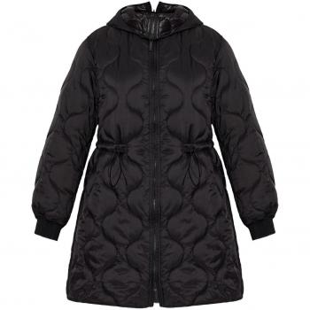 Emporio Armani Women's Reversible Nylon Down Parka Jacket in Black | Size M | 6D2L662NIIZ0999