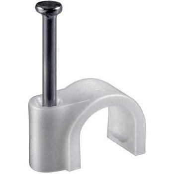 Cable Clamp White 8mm - 100 Pieces