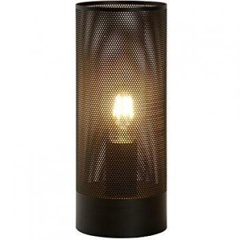 Lámpara de mesa lineal Beli 1xE27 - Negra - Estilo moderno y elegante