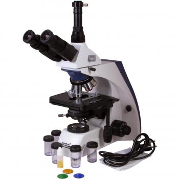 Microscopio trinocular Levenhuk MED 35T con ampliación de 40-1000x