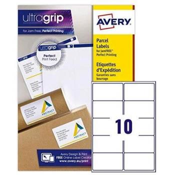 Avery L7173-15 Etiquetas para Impresoras Láser, 99.1 x 57 mm, Blancas, Paquete de 15 Hojas