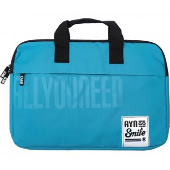 Smile Akira Maletín Impermeable para Portátil 15.6 Tarpaulin Turquoise