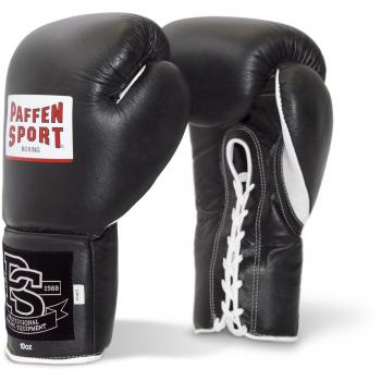 Paffen Sport Pro Classic Guantes de boxeo para el Competición, Unisex, Pro Classic, negro