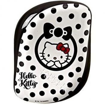 Tangle Teezer Compact Styler Hello Kitty Peine, Negro y Blanco - 150 gr