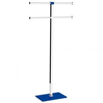 Gedy RA310500000 Toallero de pie, Azul, 40,4x15,5x83x7