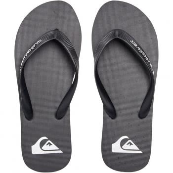 Chanclas de hombre Quiksilver Molokai Core Panel negro blanco - Talla 39
