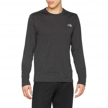 North Face M Reaxion Amp L/S Crew - EU - Camiseta de manga larga para hombre, color gris, talla S