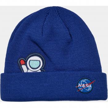 Gorro Bordado NASA Mister Tee para Niños, Azul Royal, Unisex L/XL
