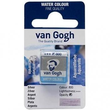 Van Gogh Watercolor Half Pan Silver