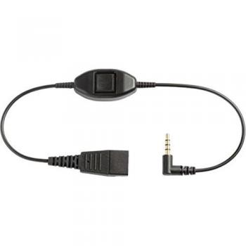 Jabra - Cordón QD a clavija hembra de 3,5 mm con Push-to-Talk