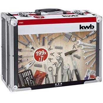 Maletín de herramientas 199 piezas KWB