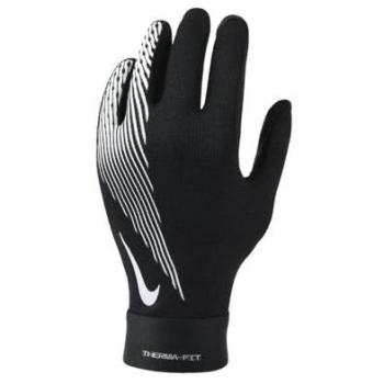 Guantes de Fútbol Térmicos Nike Academy Therma-FIT para Niños - Color Negro, Talla L