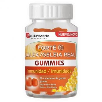 Forte Jalea Real Gummies 60 Caramelos de Goma Sabor Miel Limón