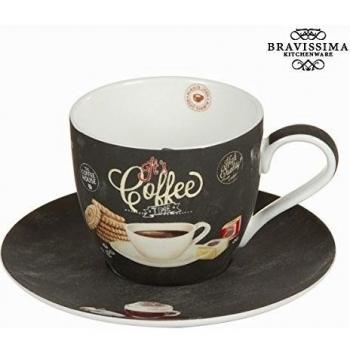 Tazza con piatto time - Kitchen's Deco Collezione by Bravissima Kitchen