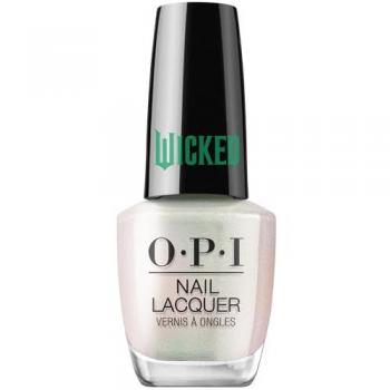 OPI Nail Lacquer - Colección Wicked - Esmalte de uñas duración hasta 7 días #Oh, For Oz Sake - 15 ml - Efecto manicura profesional. Blanco con reflejos dorados