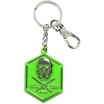 Llavero Metálico Verde Death Trooper Star Wars Rogue One Geek