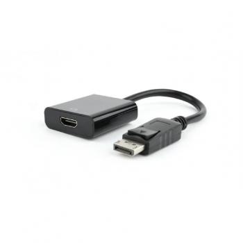 Adaptador de cable de vídeo DisplayPort a HDMI 0,1 m Negro