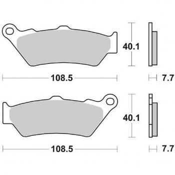 Pastillas de Freno Sinterizadas SBS 674LS para Moto y ATV