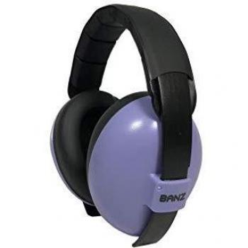 BANZ Baby Noise-Canceling Earmuffs for Infants 0-2 Years, Orchid Color