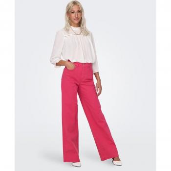 Pantalón Vaquero Only Madison Ajustado de Cintura Ancho para Mujer