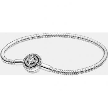 Pulsera Pandora Moments Cadena de Serpiente Halo