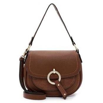 Bolso Crossbody Tamaris Caro en color Cognac, con diseño moderno, material de alta calidad, correa ajustable y compartimento principal espacioso