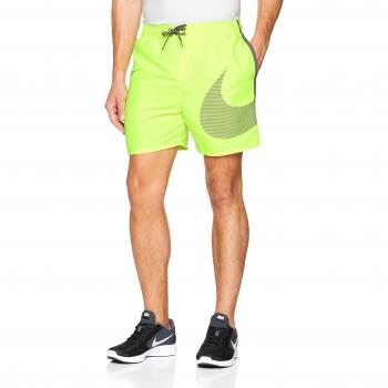 Nike NESS8440 737 Pantalones Cortos, Hombre, Verde