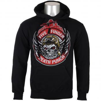 Five Finger Death Punch Men's Black Hoodie - ROCK OFF XL