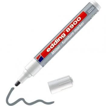 Marcador para muebles Edding 8900 gris, punta de 2 mm, set de 1 unidad